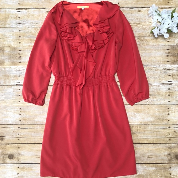 Gianni Bini Ruffle Peasant Dress - Picture 3 of 7